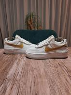 Nike Air Force 1 Shadow 'Silver & Gold' Size 36,5, Kleding | Dames, Schoenen, Wit, Nike, Ophalen of Verzenden, Sneakers of Gympen