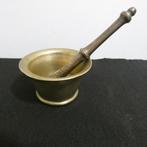 Brons - vijzel met stamper [1189], Antiek en Kunst, Antiek | Koper en Brons, Ophalen