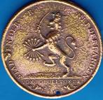 Penning Verheffing van Prins Willem IV tot Stadhouder - 1747, Postzegels en Munten, Penningen en Medailles, Nederland, Brons, Verzenden