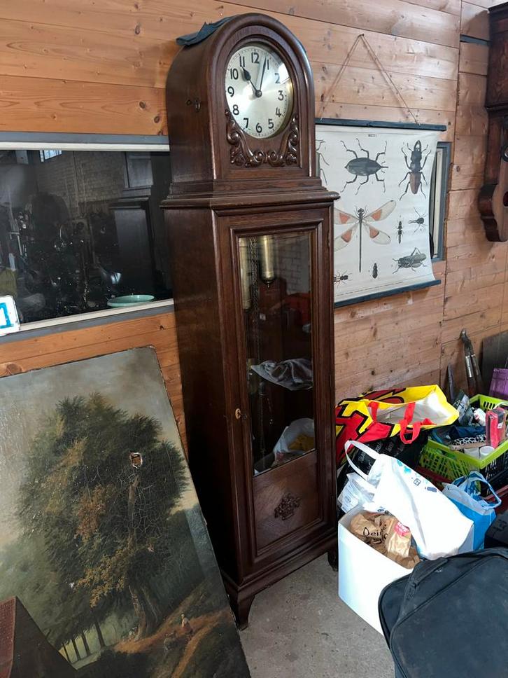 Antieke Duitse Staande Klok, Antiek en Kunst, Antiek | Klokken, Ophalen