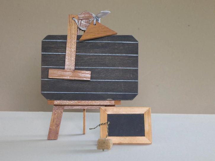 houten ezel met schoolbord , speelgoed, voor schooltje, Antiek en Kunst, Antiek | Speelgoed, Ophalen of Verzenden