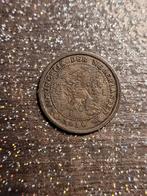 1/2, cent wilhelmina 1916., Postzegels en Munten, Munten | Nederland, Ophalen of Verzenden, Koningin Wilhelmina, 1 cent