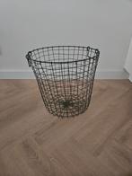 Stalen draadmand opbergmand, Ophalen, Overige materialen, Mand, Rond