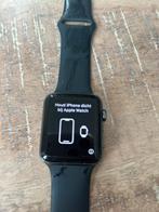 Apple watch 3, Gebruikt, Zwart, IOS, Ophalen of Verzenden