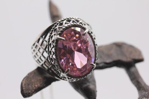 zilveren ring, Sieraden, Tassen en Uiterlijk, Ringen, Nieuw, Dame of Heer, 18 tot 19, Zilver, Zilver, Met edelsteen, Ophalen of Verzenden