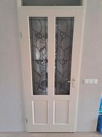 Binnendeur ( opdek, links ) met glas en lood, Ophalen, Gebruikt, 80 tot 100 cm, Binnendeur