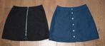 Zwart en Blauw Suede-Look Rokje H&M (36), Kleding | Dames, Rokken, H&M, Zwart, Nieuw, Ophalen of Verzenden