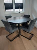 Eethoek met 4 stoelen, Ophalen, Zo goed als nieuw, 4 tot 6 stoelen