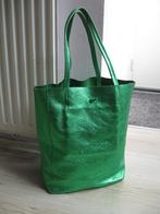 BORSE in PELLE aparte groen leren shopper met een glittertje, Sieraden, Tassen en Uiterlijk, Tassen | Damestassen, Ophalen of Verzenden