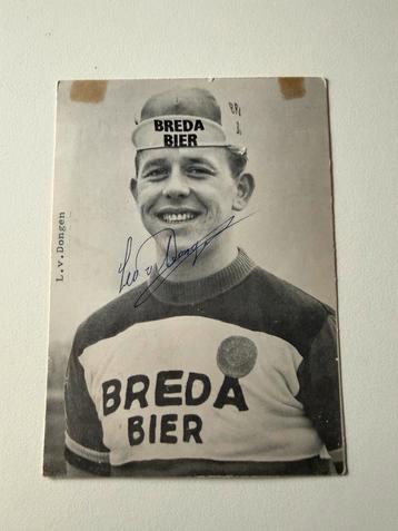Fotokaart Leo van Dongen Breda Bier team wielrennen beschikbaar voor biedingen