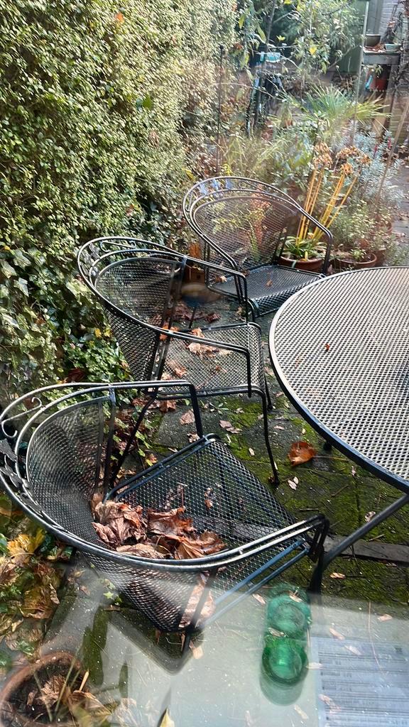 Royal Garden Toledo Tuinset, Tuin en Terras, Tuinsets en Loungesets, Gebruikt, Tuinset, Rvs, 4 zitplaatsen, Ophalen of Verzenden