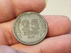 25 cent 1941 zink (08), Postzegels en Munten, Munten | Nederland, Ophalen of Verzenden, Koningin Wilhelmina, 25 cent