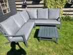 Z.G.A.N loungeset 1 jaar oud, 5 zitplaatsen, Aluminium, Ophalen of Verzenden, Zo goed als nieuw