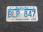 Kentekenplaat Kentucky USA Nummerplaat nummerbord License pl, Ophalen of Verzenden, Gebruikt, Auto's