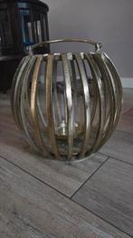 Grote gouden windlicht, Ophalen, Overige materialen, Overige kleuren, Zo goed als nieuw