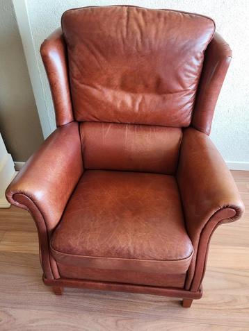Leren Fauteuil - Klassiek en Comfortabel beschikbaar voor biedingen