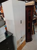 Witte kledingkast met lades Ikea Trofast 60x50xq192 cm, Ophalen, Kunststof, 50 tot 100 cm, Zo goed als nieuw