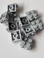 10 nieuwe lego plaatjes 2x2 met 2 nopjes Licht Grijs, Ophalen of Verzenden, Nieuw, Losse stenen, Lego