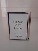 Lancôme La Vie est belle proefje, Verzamelen, Parfumverzamelingen, Verzenden, Nieuw, Proef of Tester