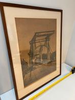 Ets magerebrug Amsterdam Cornelis Brandenburg, Ophalen