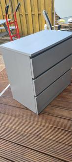 Zgan ikea malm ladekast met 3 ruime lades, Huis en Inrichting, Kasten | Ladekasten, Ophalen, 50 tot 100 cm, Zo goed als nieuw