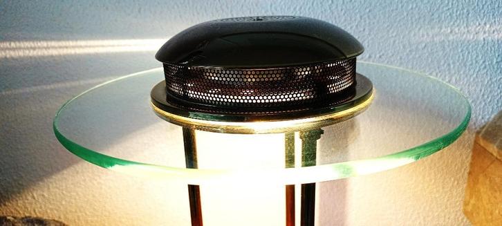 Postmoderne ufo tafellamp - Saturnus lamp - jaren 80, Huis en Inrichting, Lampen | Tafellampen, Zo goed als nieuw, Minder dan 50 cm