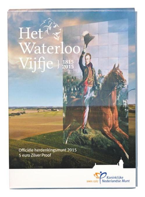 Nederland 5 Euro 2015 Het Waterloo Vijfje – Zilver Proof, Postzegels en Munten, Munten | Nederland, Losse munt, Euro's, Koningin Beatrix