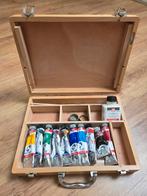 Van Gogh Acrylverf Set in Houten Koffer, Ophalen of Verzenden, Gebruikt, Acrylverf