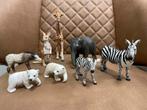 Schleich Dieren Set - 8 Stuks, Gebruikt, Jongen of Meisje, Scheig, Ophalen of Verzenden