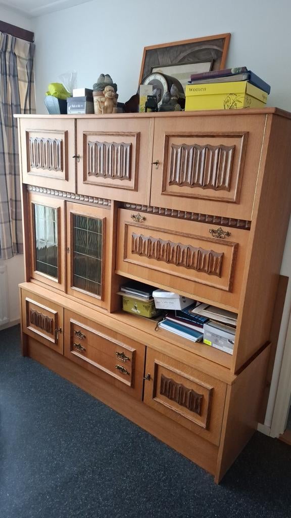 Vintage kast, Huis en Inrichting, Gebruikt, Ophalen of Verzenden, Minder dan 150 cm, Minder dan 100 cm