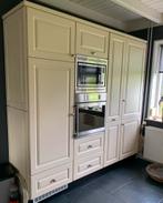 Keukenblok + Bovenkastjes te koop., Huis en Inrichting, Keuken | Keukenelementen, Beige, 25 tot 50 cm, 200 cm of meer, 150 tot 200 cm