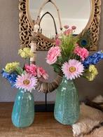 Set Lief met Zijden bloemen in vaas Compleet Zijde, Ophalen of Verzenden, Nieuw