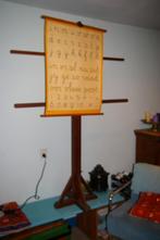 Antieke schoolkaarten hanger kaarten standaard school, Huis en Inrichting, Ophalen, Gebruikt