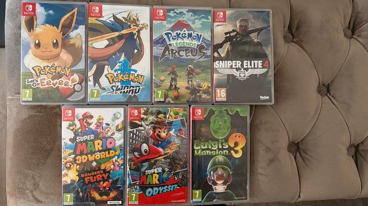 Nintendo Switch Games, Spelcomputers en Games, Games | Overige, Zo goed als nieuw, Avontuur en Actie, 3 spelers of meer, Vanaf 7 jaar
