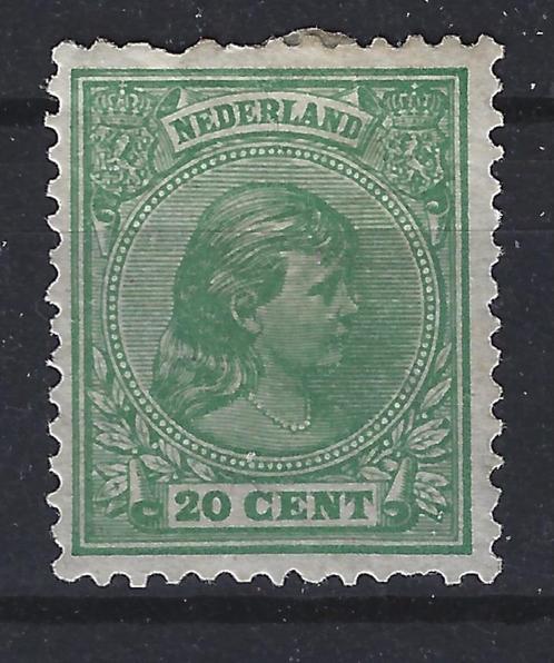 NVPH 40 ongeb Wilhelmina 1891 : OUD NEDERLAND per stuk, Postzegels en Munten, Postzegels | Nederland, Postfris, T/m 1940, Verzenden