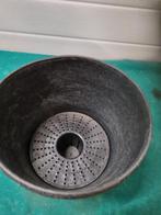 bloempot zwart kunststof met water rooster, Tuin en Terras, Bloempotten, Ophalen of Verzenden, 'T Olde Gre-j, Info@toldegrej.nl