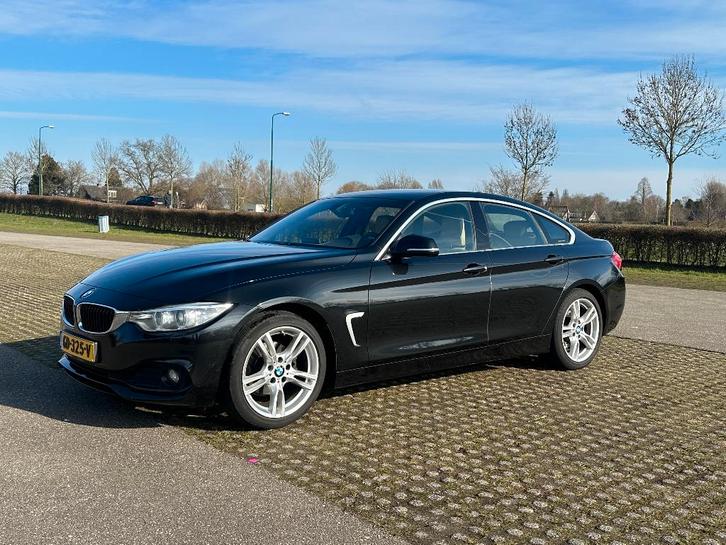 BMW 4-Serie 420iA 2.0 Gran Coupe 2015 Zwart High Executive, Auto's, BMW, Particulier, 4-Serie, ABS, Airbags, Airconditioning, Alarm