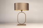 Tafellamp brons taupe H58 cm of goud zwart tafel bed lamp, Ophalen of Verzenden, Nieuw, Stof, Minder dan 50 cm