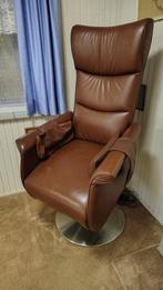 Prominent Electrische Sta op stoel Toscana, Huis en Inrichting, Fauteuils, Ophalen, Gebruikt, 50 tot 75 cm, Leer