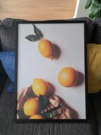 Lijst met citroenen poster 50x70, Ophalen of Verzenden, Zo goed als nieuw