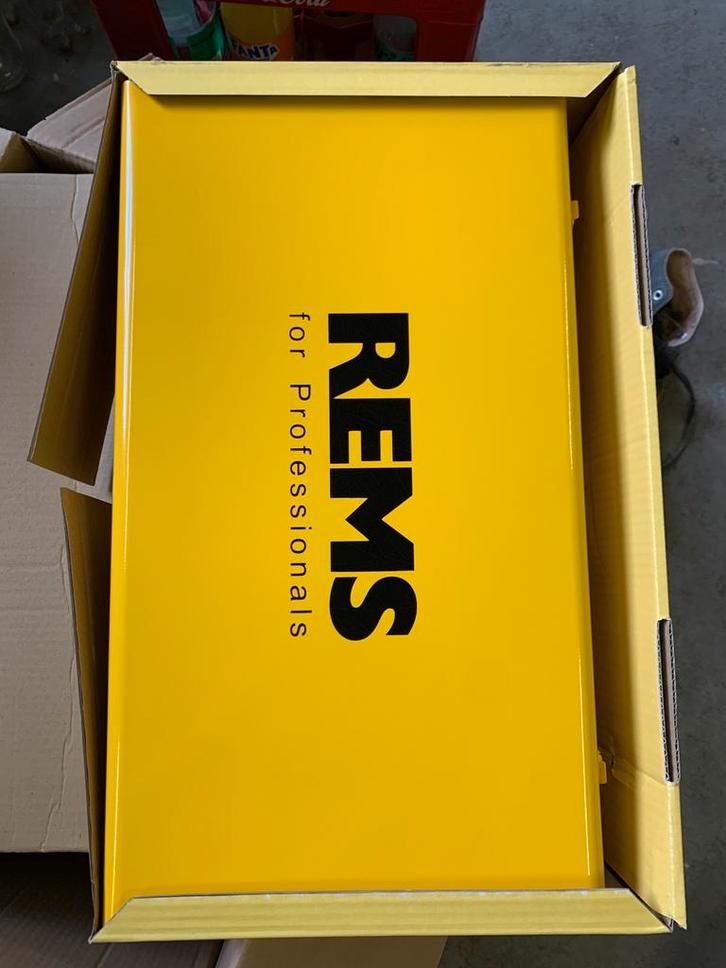 REMS Mini-Press 14V ACC Set V 15/22/28 – compleet in koffer, Doe-het-zelf en Verbouw, Gereedschap | Overige machines, Nieuw, Ophalen of Verzenden