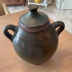 Aardewerk pot met deksel, Antiek en Kunst, Antiek | Keramiek en Aardewerk, Ophalen of Verzenden