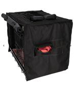 Hondenbench met schuifdeuren + hoes + luxe kussen te koop!, Dieren en Toebehoren, Hondenbenches, Ophalen, Zo goed als nieuw