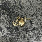 14 k gouden geloof hoop liefde hanger, Nieuw, Ophalen of Verzenden, Kruis of Symbool, Goud