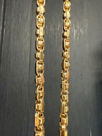 Prachtige 14 karaats gouden monte carlo ketting beschikbaar voor biedingen