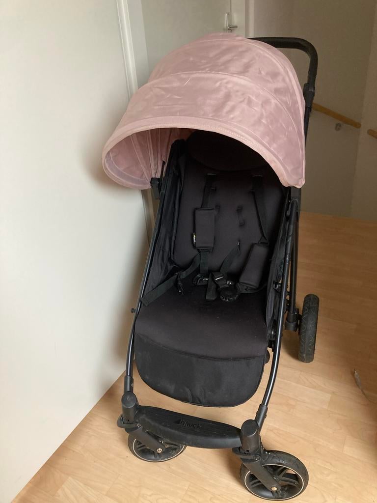 Hauck Rapid 4 D Buggy - Zo goed als nieuw!, Kinderen en Baby's, Buggy's, Zo goed als nieuw, Overige merken, Regenhoes, Verstelbare rugleuning