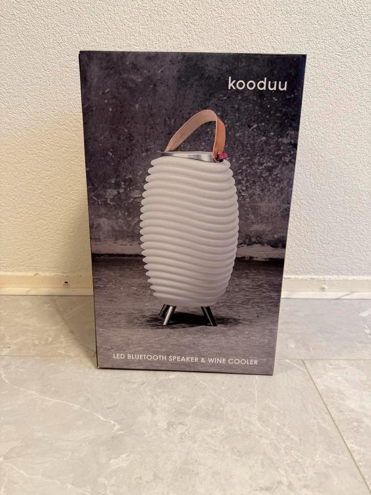 Kooduu Synergie 35S Bluetooth Speaker & Wijnkoeler, Huis en Inrichting, Lampen | Hanglampen, Nieuw, Minder dan 50 cm, Kunststof