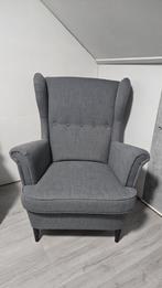 ikea fauteuil donkergrijs, Huis en Inrichting, Fauteuils, Ophalen, 75 tot 100 cm, Zo goed als nieuw, Stof