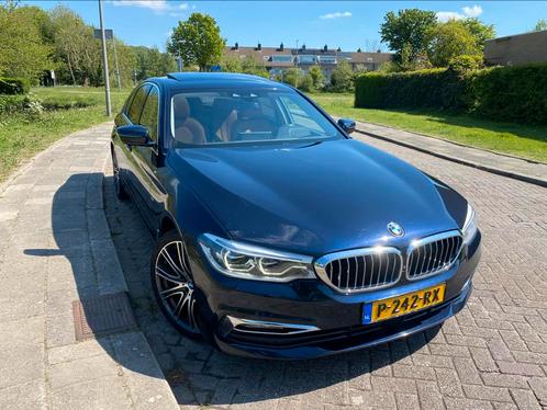BMW 5-Serie 540i 340pk Aut. 2017 Blauw, Auto's, BMW, Particulier, 5-Serie, Benzine, C, Sedan, Automaat, Geïmporteerd, Blauw, Achterwielaandrijving