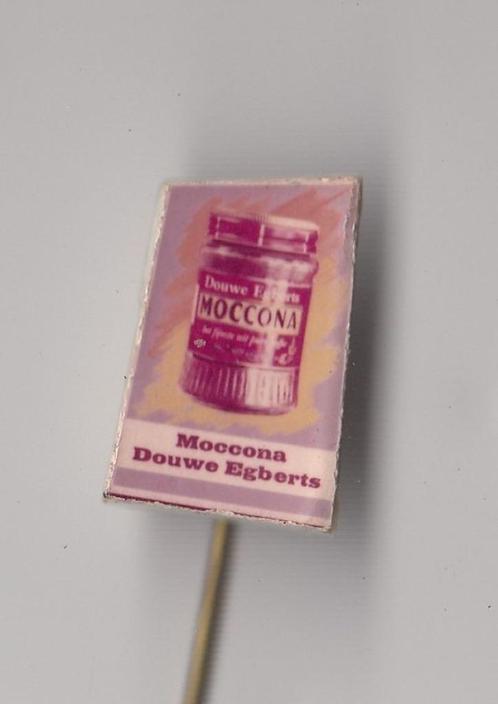 Douwe Egberts Koffie Moccona speldje, Verzamelen, Speldjes, Pins en Buttons, Gebruikt, Speldje of Pin, Overige onderwerpen, Ophalen of Verzenden